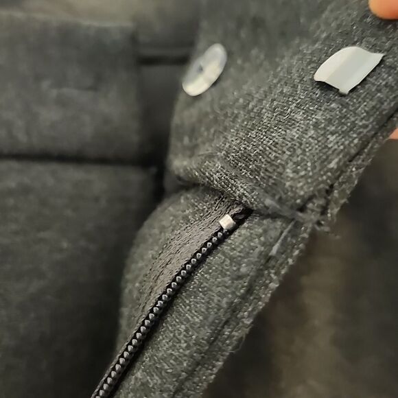 VINCE CAMUTO Style 9199348 Dark Heather Grey Thick Viscose± Warm Pant Size 14 - Picture 7 of 14